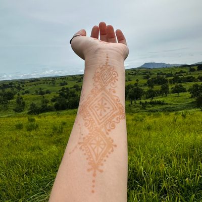 Mehndi chica